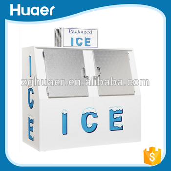 Freezer showcase for ice creams temperature controller ice storage box used
