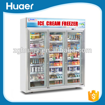 3 door commercial refrigerator/deep freezer refrigerator