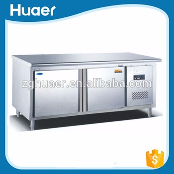 Blast freezer chiller work bench worktops bar kitchen worktable (refrigerator)