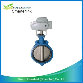 Trade assurance high-quality motorized ss304 butterfly valve