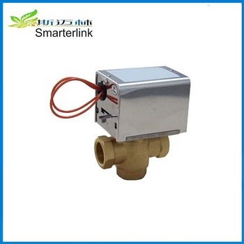 Environmental quality first two way motorized ball valve