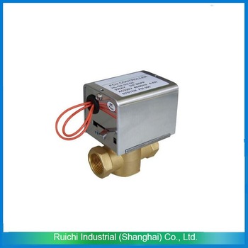 Popular useful best quality manufacture 3-way fan coil motorized valve