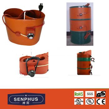 Drum heaters for metal plastic fiber drum