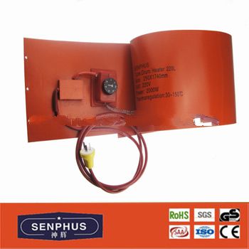 200L oil drum heater 2000W drum heater 220V 250*1740*1.5mm