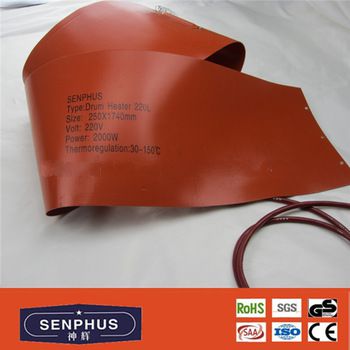 silicone rubber oil drum heater
