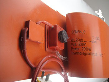 55 gallon silicone rubber drum heater 2000w drum heater