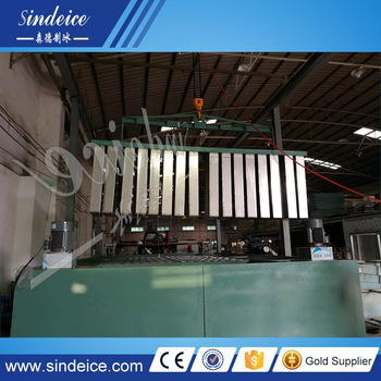Commercial 1t containerized brine pool ice block making machine