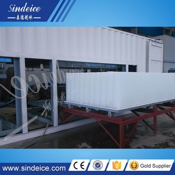 <font color='red'>SINDEICE</font> <font color='red'>20ft</font> <font color='red'>containerized</font> 1t direct cooling <font color='red'>ice</font> block maker