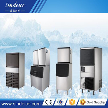 Sindeice produced 300kg cube ice machine for coffee shops