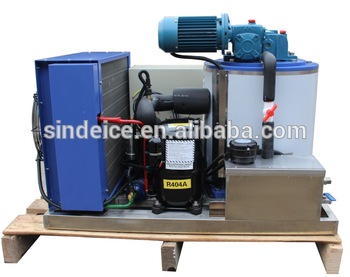 Daily output 0 3ton smallest commercial flake ice machine