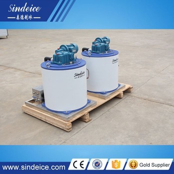 2017 new item CE ISO 9001 approved stainless steel 316 0 5T 24hours flake ice machine evaporator