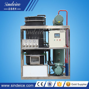 2017 manufacturer directly supplying 3T 24hours tube ice machine for myanmar used in fishing vessel