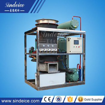2017 top marketing 10T 24hours ice cream tube machine from China