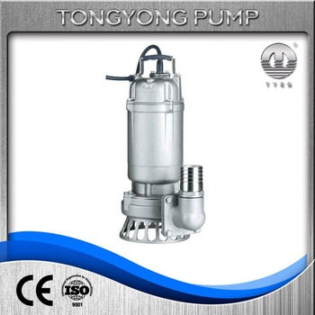 with motor stainless steel for acid medium submersible sewage pump