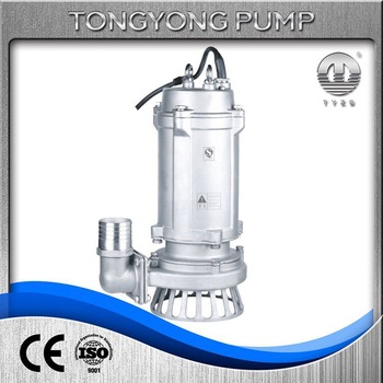 cutting system submersible sewage impeller waste water pump with motor