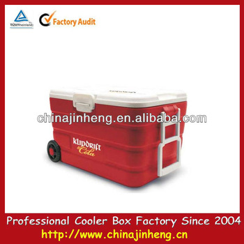 Plastic picnic cooler box large capacity