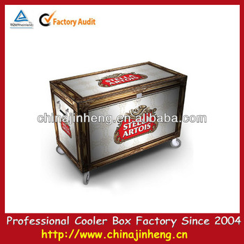 metal outdoor picnic cooler