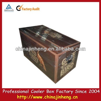 Metal antique ice box