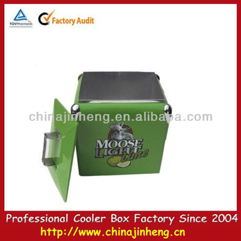 Metal portable Cola cooler box