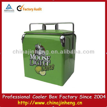 Metal Ice cooler box for beer