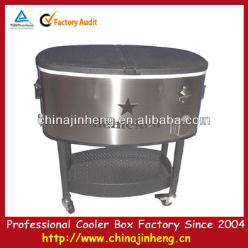 Fish cooler box wheels