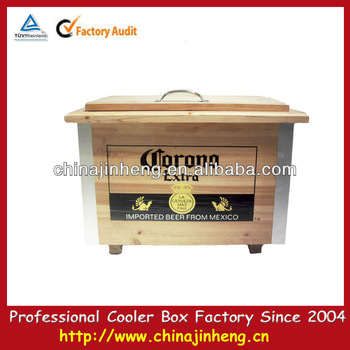 Wood drinking box