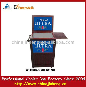 Antique led light cooler box