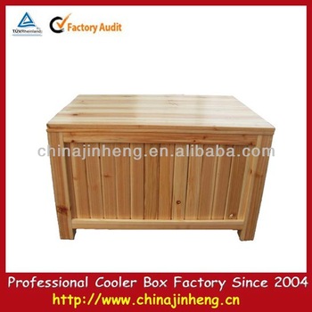 wooden stand up cooler