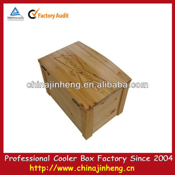 Wooden ice cooler