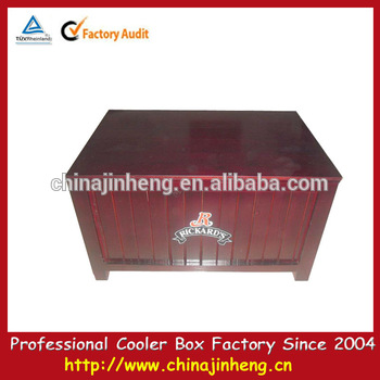Promotion wood cooler box