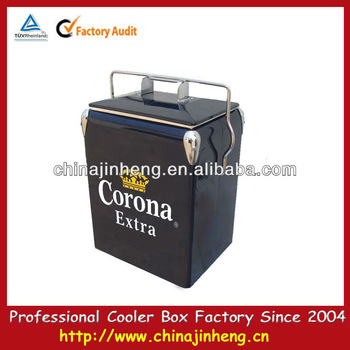 17L metal ice box coolers