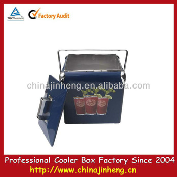 Metal ice box