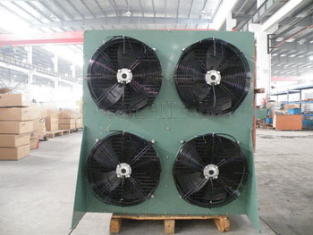 9.6KW YEMOO fin type heat exchanger cold room air cooled condenser for cold room refrigeration unit