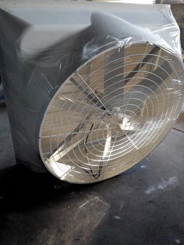 Basement window exhaust fan/tube axial fan