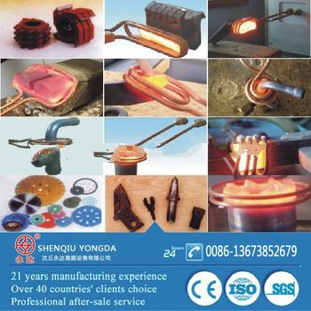Induction heating machine for auto spare parts brazing