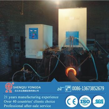 Steel pipes induction heating machine