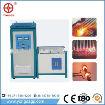 Water cooled copper induction coils for heating metal