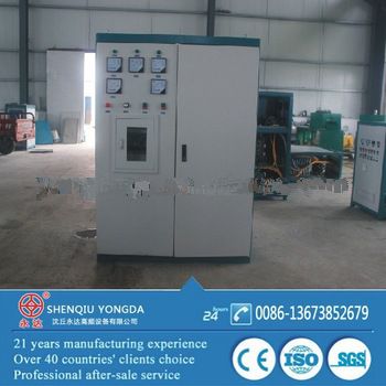 Medium frequency induction heating system for steel rods forging