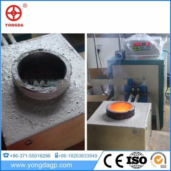 Small Gold/Silver/Copper heating machine metal induction Melting furnace