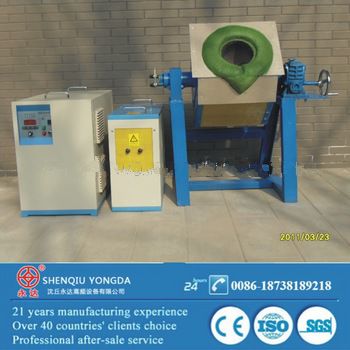 <font color='red'>100KG</font> Steel /Iron <font color='red'>induction</font> <font color='red'>melting</font> <font color='red'>furnace</font> with discharging system by manual or motor