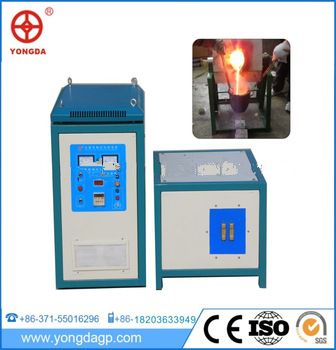 reasonable price aluminum steel induction oven for melting heating machine