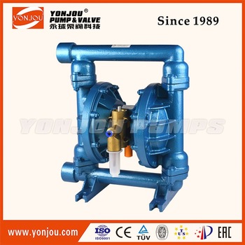 Pneumatic Double Air Operated Micro Air Diaphragm Pump in CI Aluminum SS Plastic Teflon Air Pumper for Painting