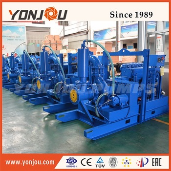 YP centrifugal water pump diesel driven dewatering pump and open impeller