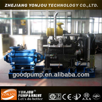 6 inch multistage centrifugal high pressure diesel water pump