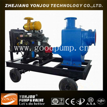 6 inch non clogging diesel sewage pump