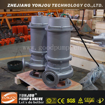 WQ QW Non clogging Centrifugal Submersible Pump Submerged Water Pump