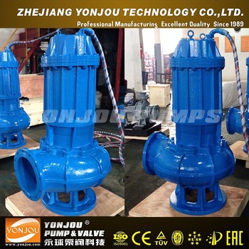 vertical Non clog sewage centrifugal submersible water pump
