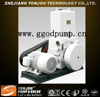 V Belt Electric Motor Driven Rotary Vane High Vacuum Air Pump