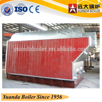 Making Steam Boiler Fire Wood Fuels with Steel Chimney Gas Flue