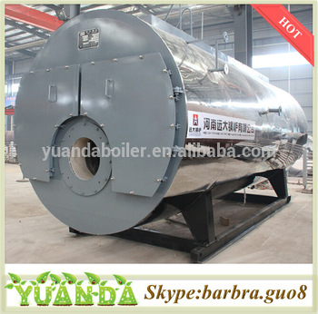 Service Friendly Automatic PLC Control Panel Gas fired Heating Boiler for sale